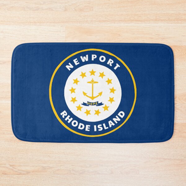 Artikelvorschau, Newport Rhode Island Flag State Badge Roundlet RI Pride entworfen und verkauft von palmettodigital.