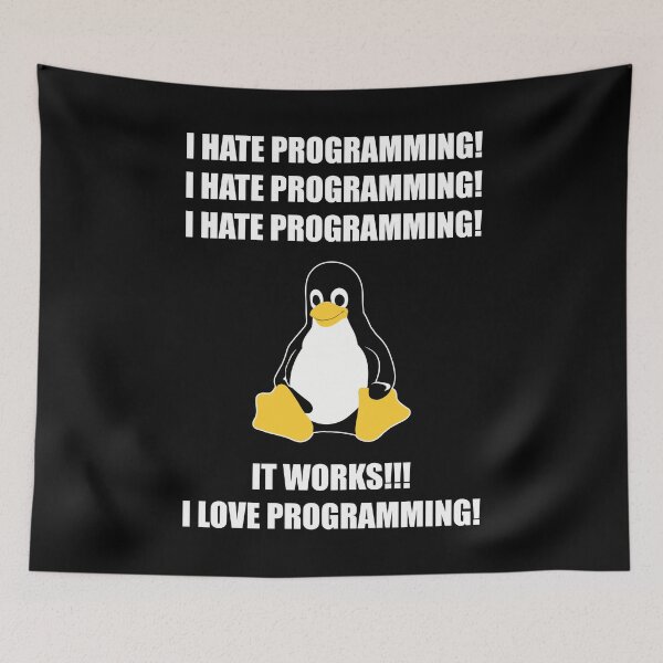 Item preview, I Hate Programming It Works I Love Programming designed and sold by Code Wear.