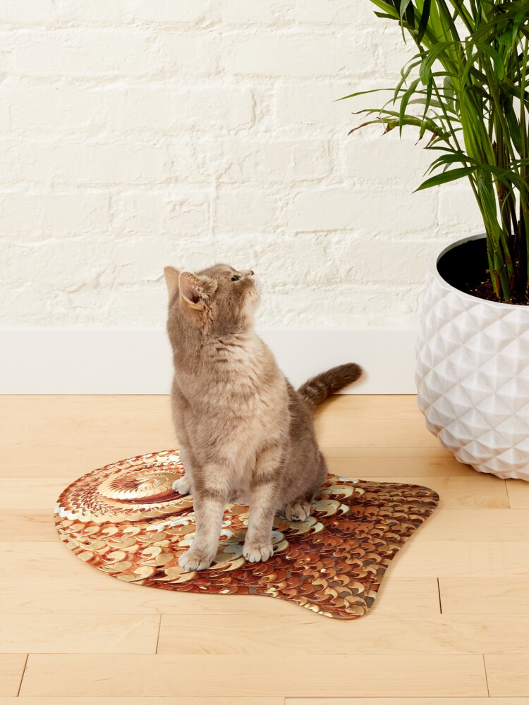 Alternate view of Golden Chakra Pet Mat