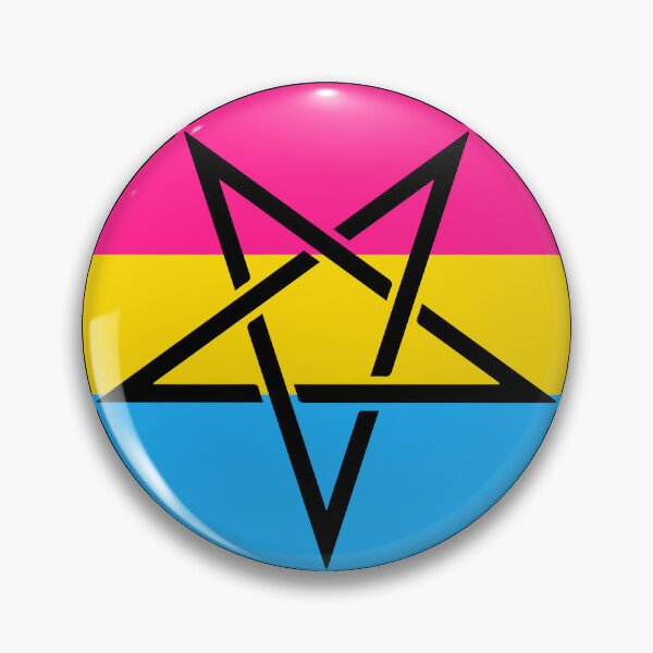 Item preview, Pansexual Pentagram designed and sold by Pridish.