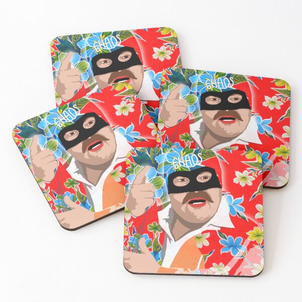 Item preview, Chaos! (red floral) designed and sold by kittinfish.