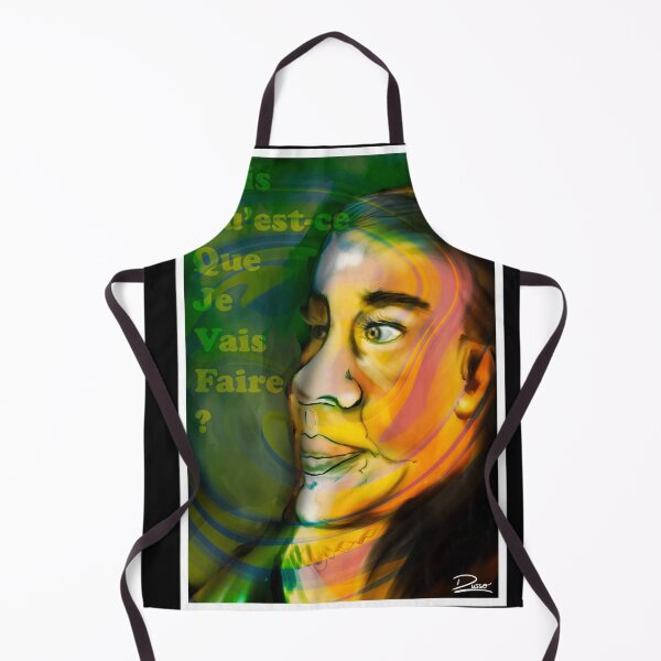 Item preview, Mais qu'est-ce que je vais faire? introspective colorful portrait designed and sold by dusso.