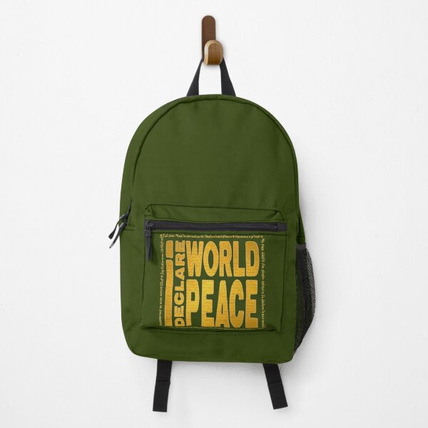 Item preview, #IDWP-GoldenYellowPeaceLogo designed and sold by IDWP.