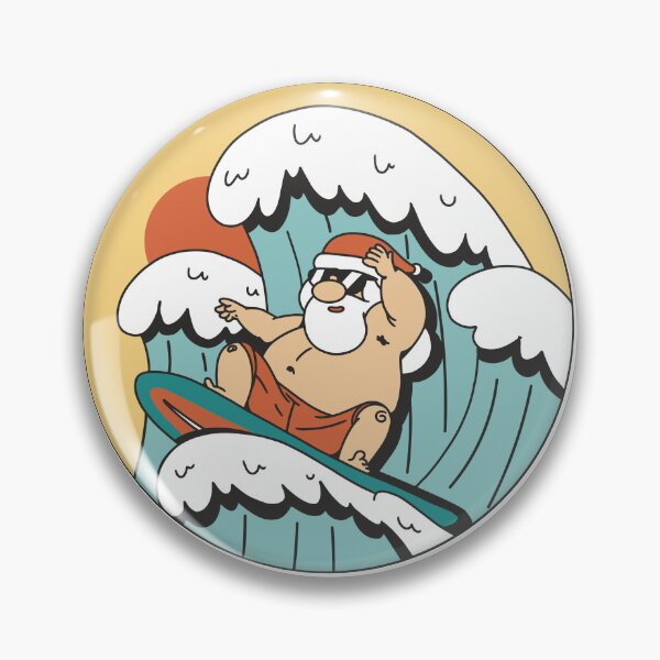 Item preview, Surf Santa Claus  designed and sold by Cyrenaica 1949.