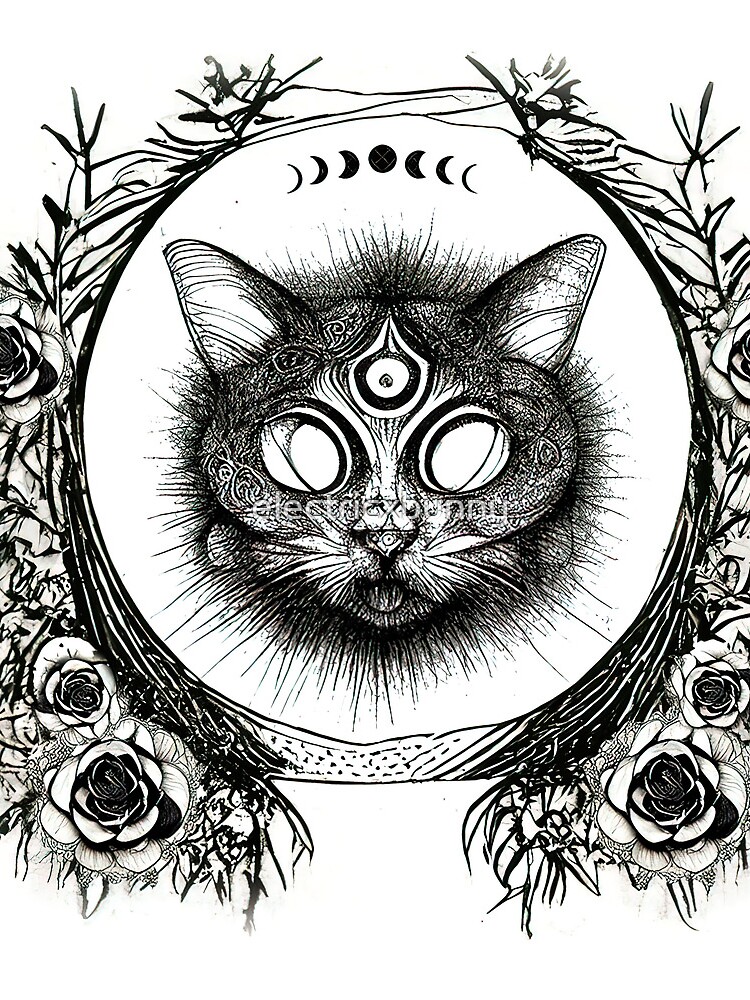 Three Eyed Cat by electricxbunny