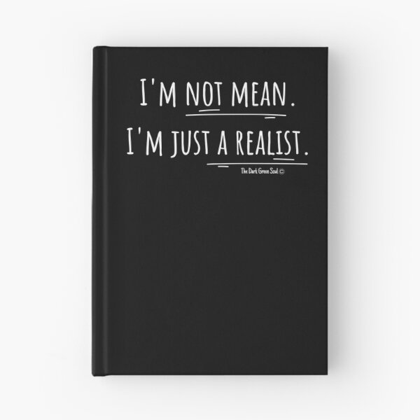 Item preview, Just a Realist - White designed and sold by DarkGreenSoul.