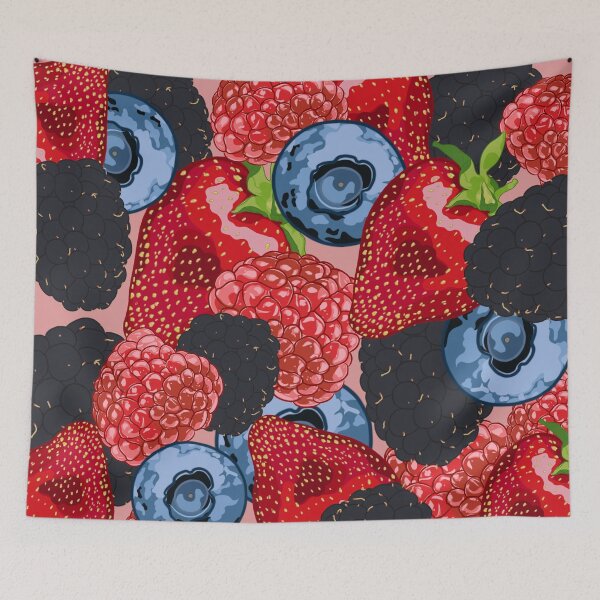 Item preview, Berries Print designed and sold by DreamFruit11.