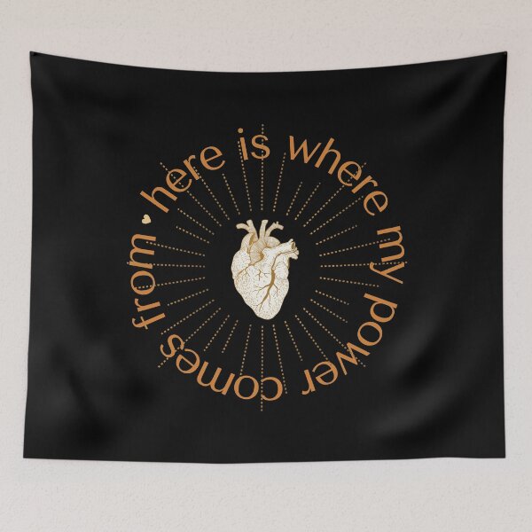 Item preview, Golden Anatomy Heart Power Sticker designed and sold by MagicWolfStar.