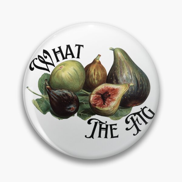Item preview, What the Fig Vintage Illustration designed and sold by Happy-Trails.