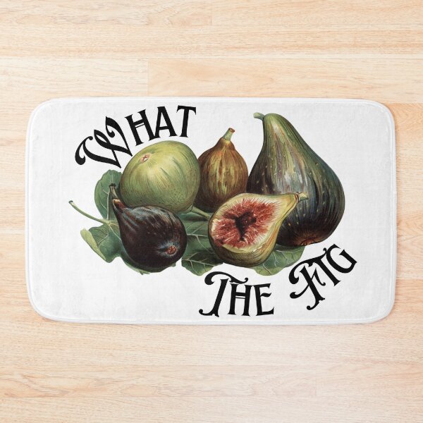 Item preview, What the Fig Vintage Illustration designed and sold by Happy-Trails.