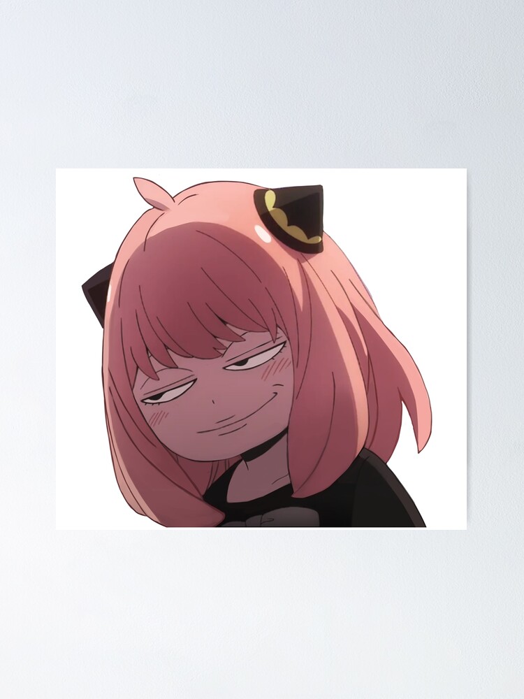 “Anya being smug - SPY x FAMILY” Poster for Sale by Animelove1000