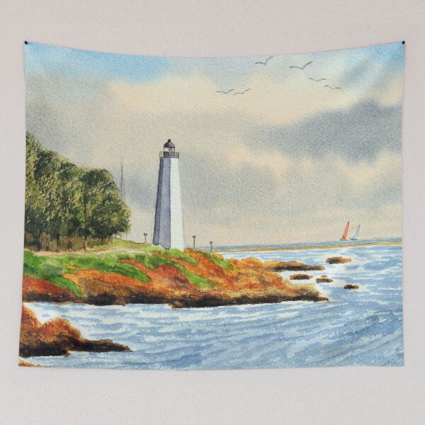 Item preview, Five Mile Point Lighthouse Connecticut designed and sold by William Holkham.