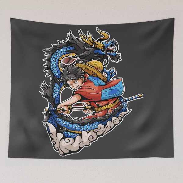Item preview, Kaido vs Samurai Luffy designed and sold by AlexiaDinh.