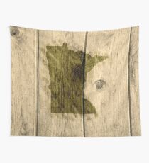 Minnesota On The Boards Wall Tapestry