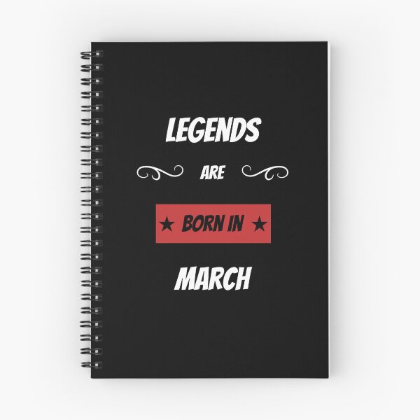Item preview, Legends are born in March designed and sold by BritishFashion.