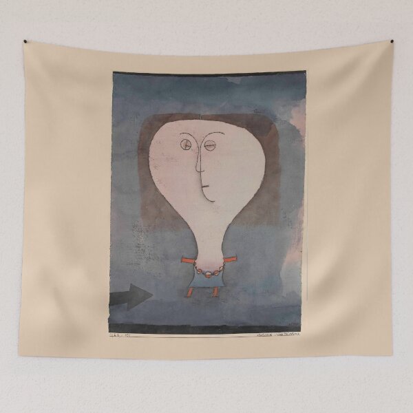 Item preview, Fright of a Girl (Schreck eines Mädchens)  Abstract drawing "painting · modern · abstract art " Paul Klee designed and sold by TeeARTHY.
