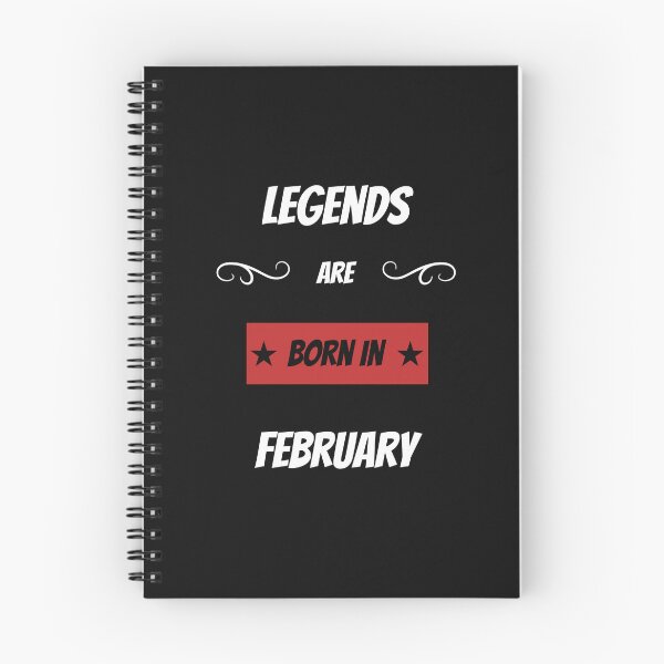 Item preview, Legends are born in February designed and sold by BritishFashion.