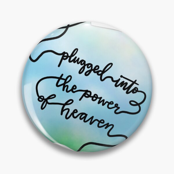 Item preview, Plugged Into The Power Of Heaven designed and sold by JD-PANDA.