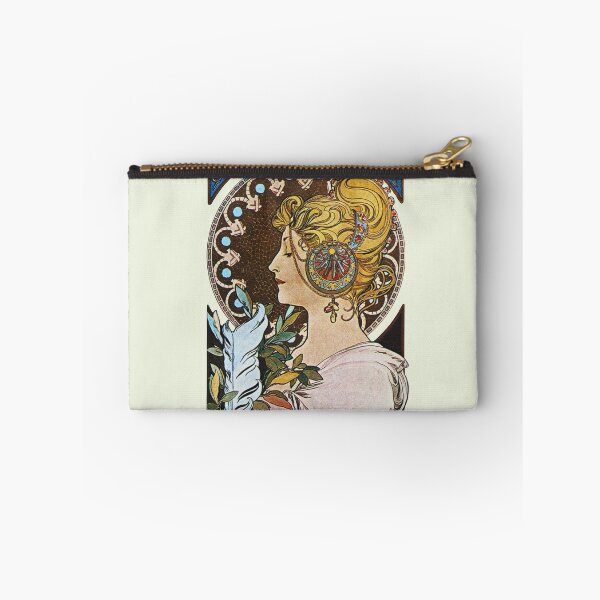 Item preview, La Plume Mucha Vintage Lithograph - Feather 1899 Reproduction  designed and sold by molamode.
