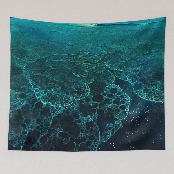 Item preview, Untitled (Galactic Sea), by Zdzisław Beksiński designed and sold by JustContemplate.