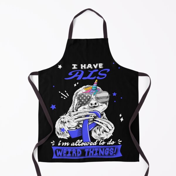 Item preview, Funny Sloth I Have ALS I'm Allowed To Do Weird Things designed and sold by Kohend.