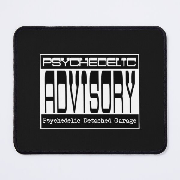 Item preview, Psychedelic Advisory Sign (Dark) designed and sold by How67.