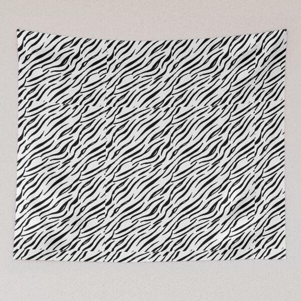 Item preview, Zebra Skin Pattern Black and White Animal Skin Pattern Gift Premium Art Apparel Essential Motivation Inspiration Joy Mood  Funny Cat Halloween designed and sold by DesignByHeartUK.