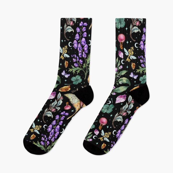 Item preview, Witchy magical pattern. Nightshade, Wolfsbane.  designed and sold by Sitenkovamary.
