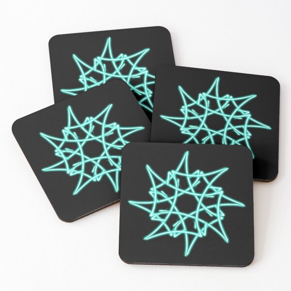 Item preview, Celestial eight-pointed star, abstract art designed and sold by Meo Design.