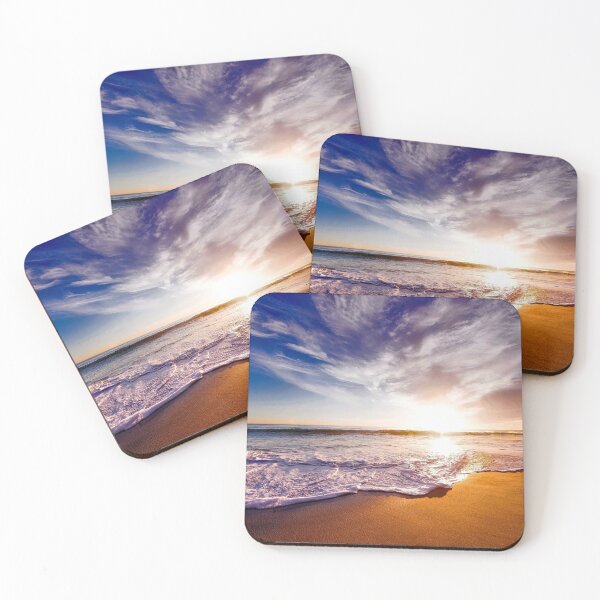 Item preview, WATERSCAPES #1 - Beach Sunset on Golden Sand designed and sold by DEL-Productions.