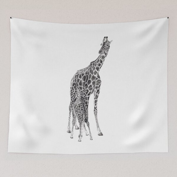 Item preview, Giraffe suckling designed and sold by SylvieG18.
