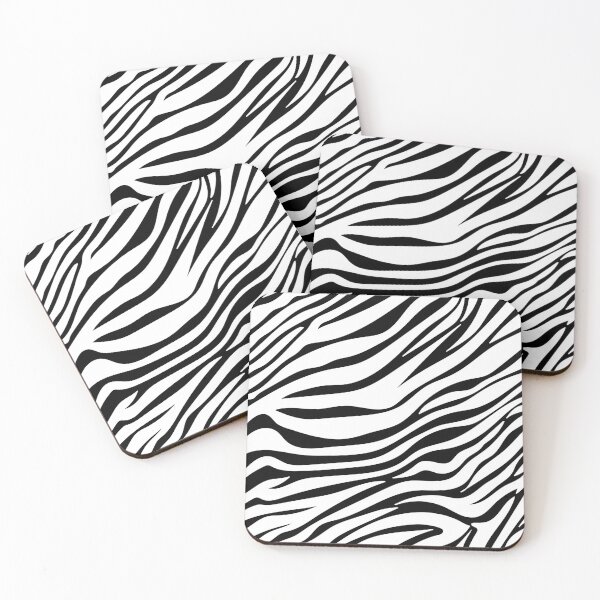 Item preview, Zebra Skin Pattern Black and White Animal Skin Pattern Gift Premium Art Apparel Essential Motivation Inspiration Joy Mood  Funny Cat Halloween designed and sold by DesignByHeartUK.