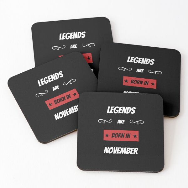 Item preview, Legends are born in November designed and sold by BritishFashion.