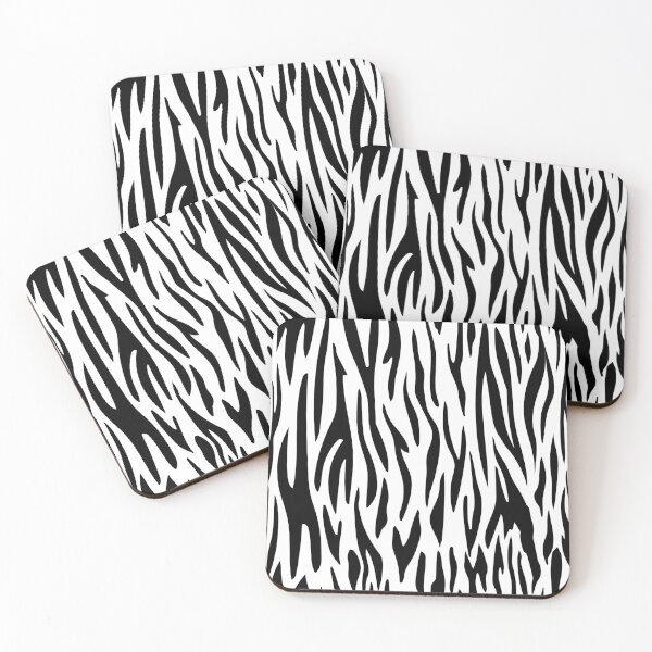 Item preview, Zebra Skin Pattern Black and White Animal Skin Pattern Gift Premium Art Apparel Essential Motivation Inspiration Joy Mood  Funny Cat Halloween designed and sold by DesignByHeartUK.