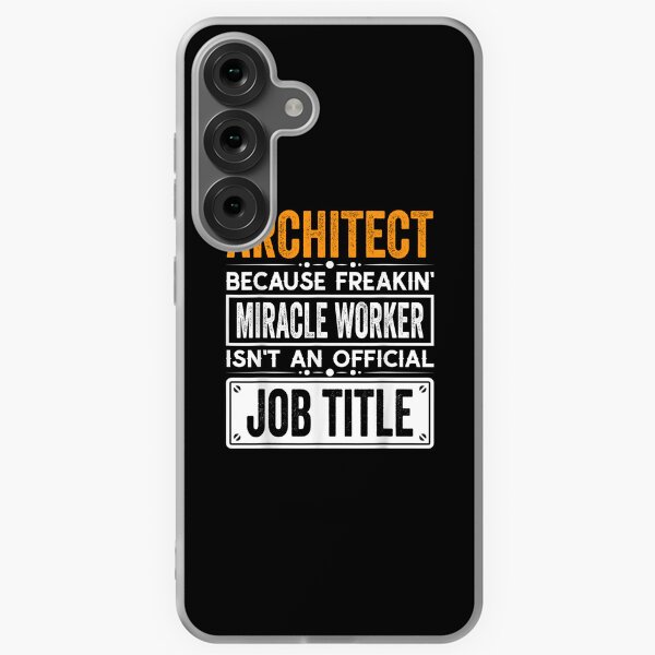Item preview, architect Because Freaking Miracle Worker Isn’t an Official Job Title, architect Christmas Fathers Day shirt designed and sold by xlnv.