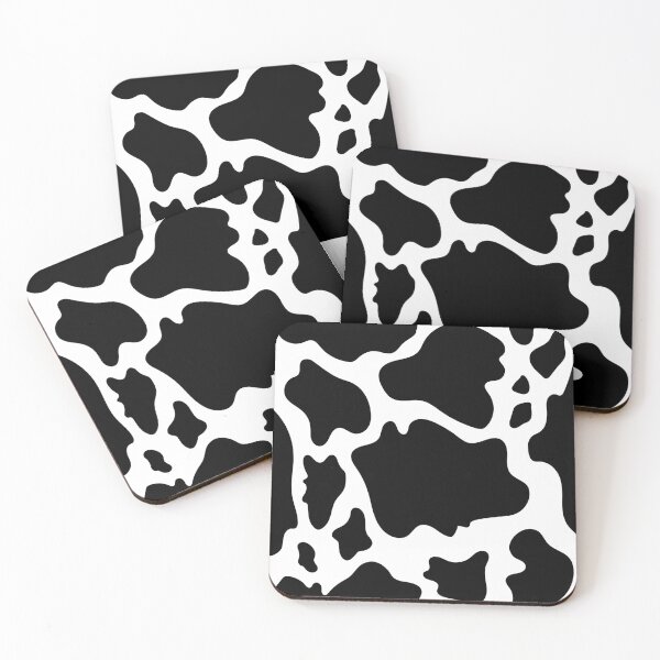 Item preview, Cow Faux Skin Cowhide Pattern Animal Skin Black White Pattern Gift Premium Art Apparel Essential Motivation Inspiration Joy Mood  Funny Cat Halloween designed and sold by DesignByHeartUK.