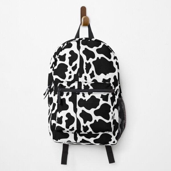 Item preview, Cow Faux Skin Cowhide Pattern Animal Skin Black White Pattern Gift Premium Art Apparel Essential Motivation Inspiration Joy Mood Funny Cat Halloween designed and sold by DesignByHeartUK.