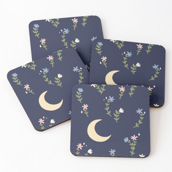 Item preview, Floral Moon Pattern designed and sold by gabriellejean.