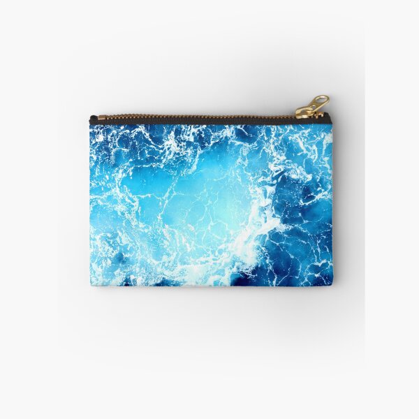 Item preview, WATERSCAPES #4 - White Ocean Foam on Fluorescent Blue Water designed and sold by DEL-Productions.