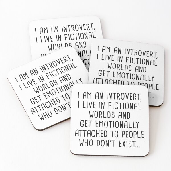 Item preview, I Am An Introvert I Live In Fictional Worlds And Get Emotionally Attached To People Who Don't Exist designed and sold by T-shirt For You.