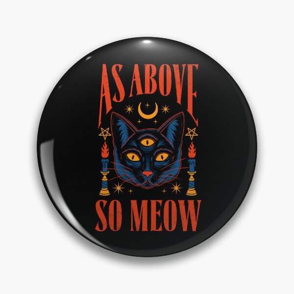 Item preview, As Above, So Meow designed and sold by Thiago Corrêa.