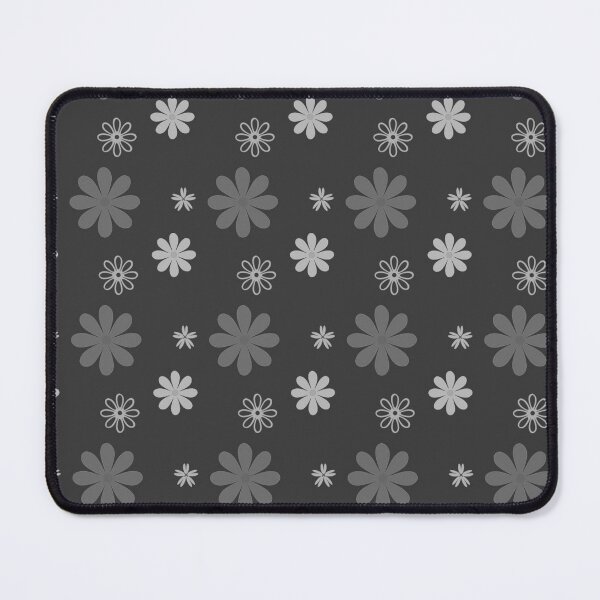 Item preview, Flower Power! - Gray Monochrome designed and sold by TotallyRetroArt.