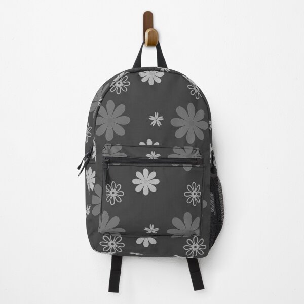 Item preview, Flower Power! - Gray Monochrome designed and sold by TotallyRetroArt.