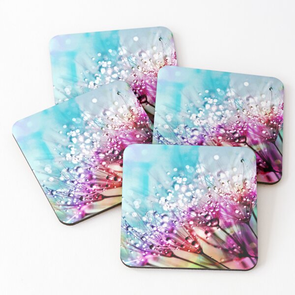 Item preview, FLORA #4 –Delicate Dew Drops on Purple Flowers designed and sold by DEL-Productions.