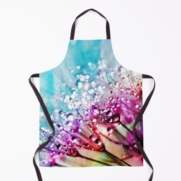 Item preview, FLORA #4 –Delicate Dew Drops on Purple Flowers designed and sold by DEL-Productions.