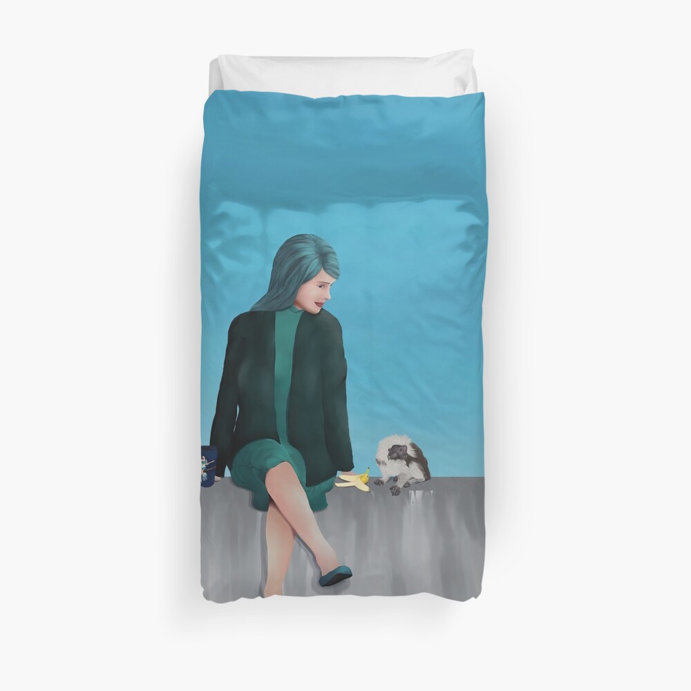 Queen Sapphire Duvet Cover