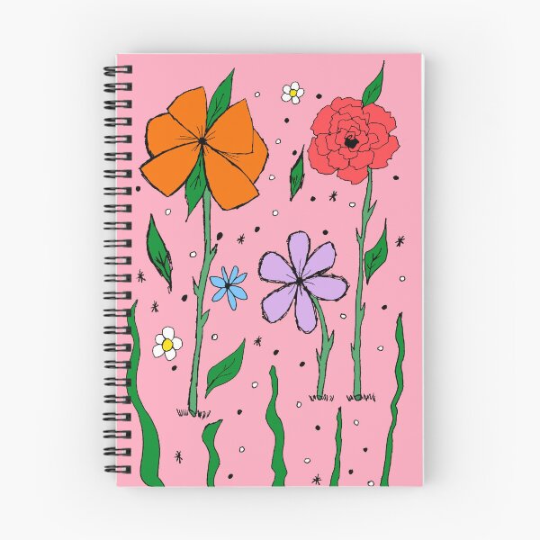 Item preview, Summer Garden Flowers - Pastel Pink Background designed and sold by jays-artworks.