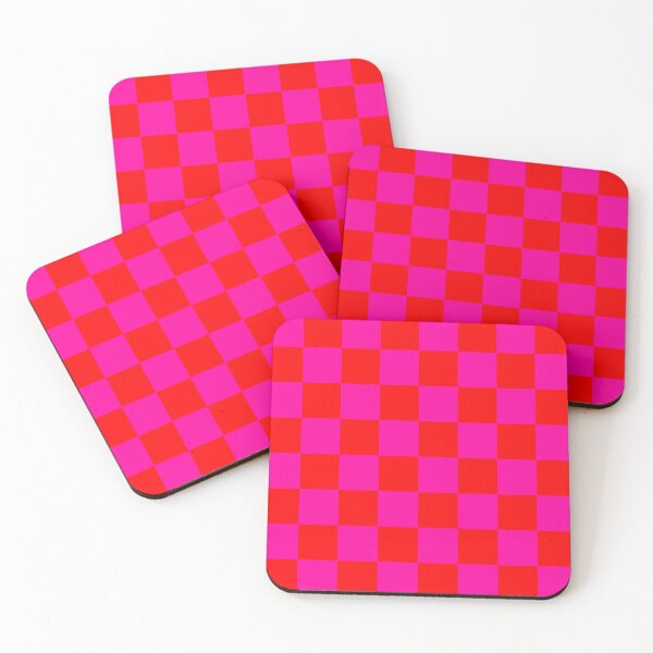 Item preview, Pink & Red Checker Print designed and sold by jekel1hr.