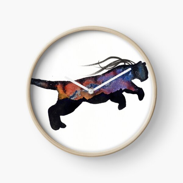 Sunset Aurora Puma Clock