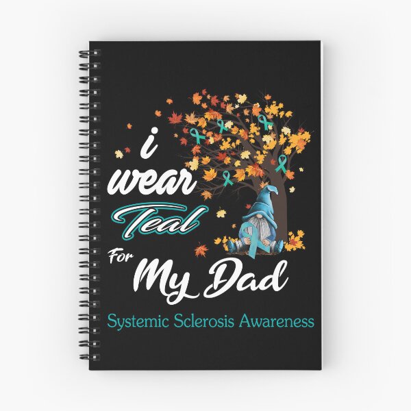 Item preview, Systemic Sclerosis Awareness Ribbon Tree I Wear Teal For My Dad designed and sold by Hatjar.